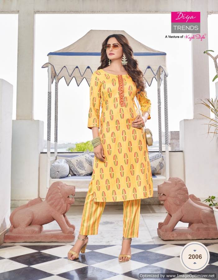 Celebration 2 Fancy Designer Ethnic Wear Rayon Kurti With Bottom Collection